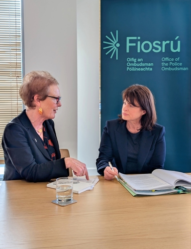 (L-R): Human rights lawyer and former CEO of Dublin Rape Crisis Centre, Noeline Blackwell, with Police Ombudsman, Emily Logan.